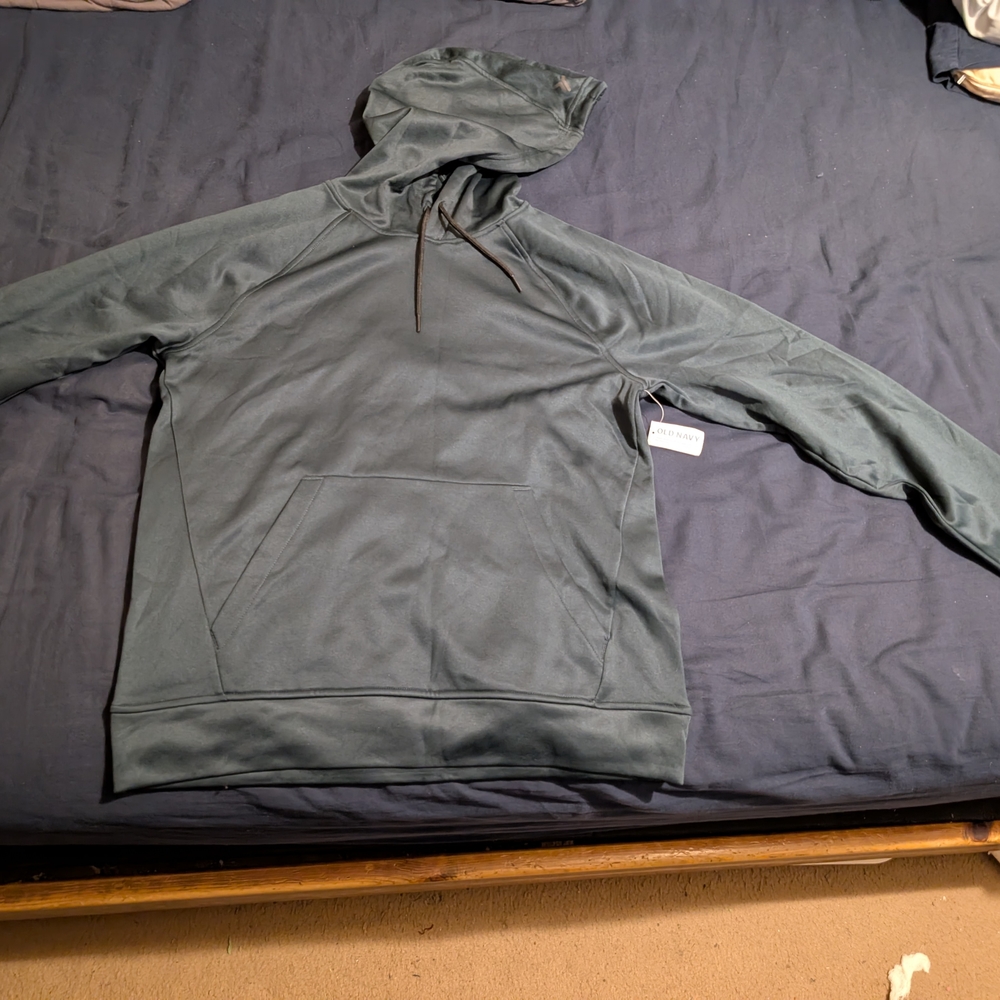 Old Navy Active Green Hooded Sweatshirt